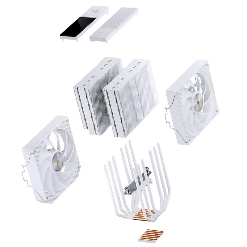 Jonsbo CC90 Digital Dual-Tower CPU Cooler (Black, White) - Image 43