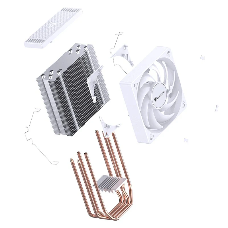 Jonsbo CR-1000E 120MM Single-Tower CPU Cooler (White) - Image 14