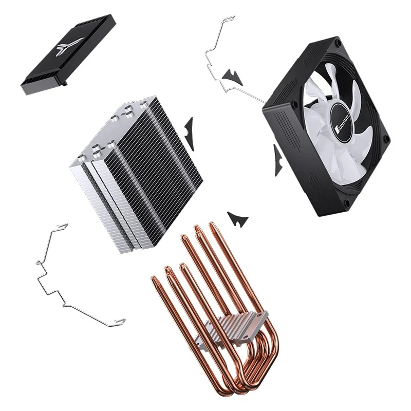 Jonsbo CR-1300 EVO 90MM Single-Tower CPU Cooler (Black, White) - Image 10