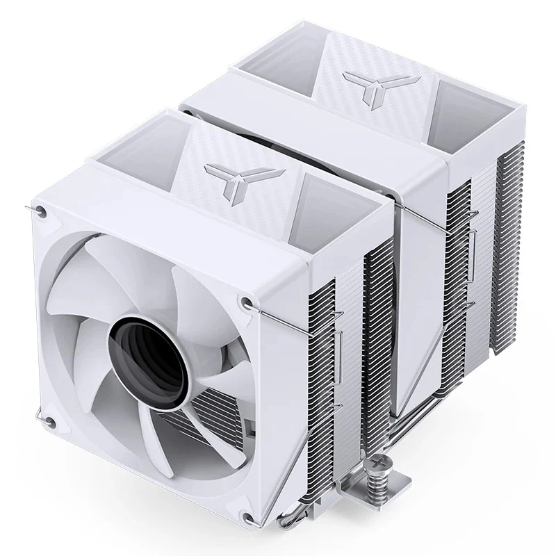 Jonsbo CR-1400 DV2 ARGB Silent Series 90MM Dual-Fan / Dual-Tower CPU Cooler (White) - Image 8