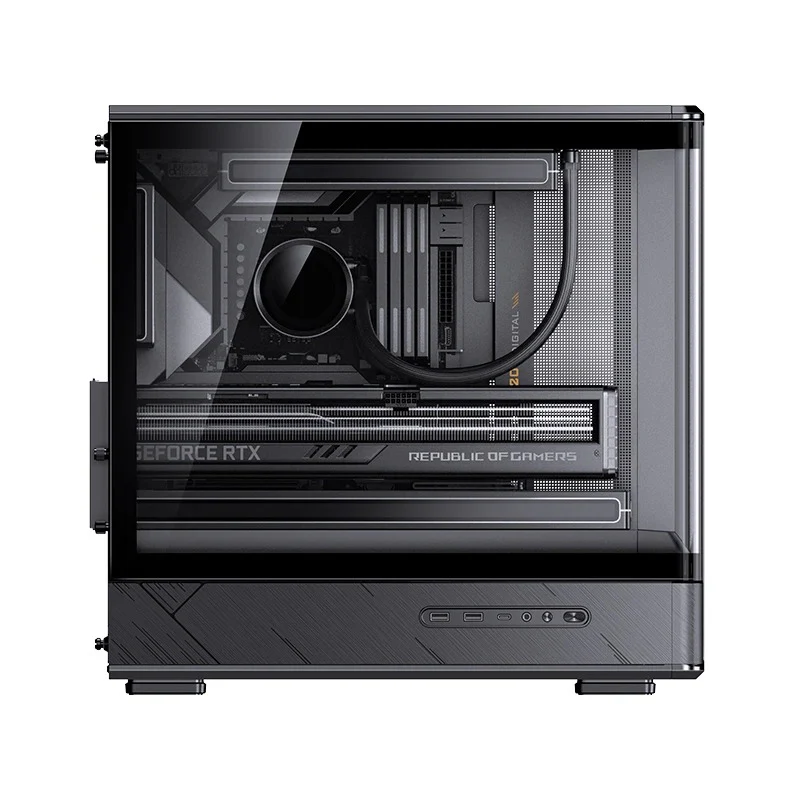 Jonsbo D200 M-ATX Computer Case (Black, White) - Image 16