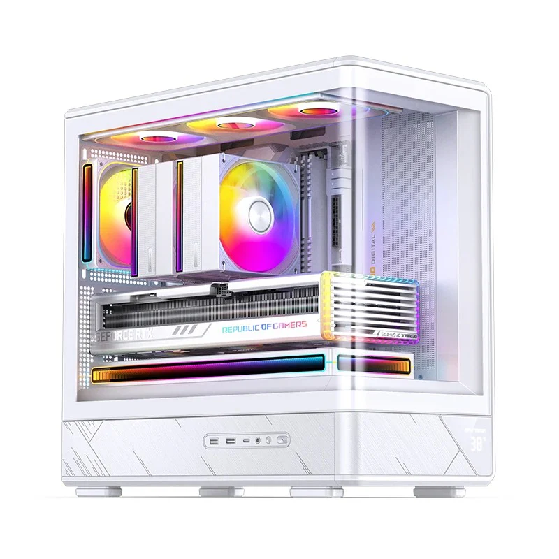 Jonsbo D200 M-ATX Computer Case (Black, White) - Image 30