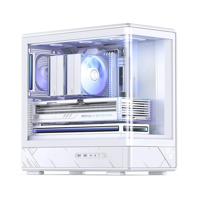 Jonsbo D200 M-ATX Computer Case (Black, White) - Image 32