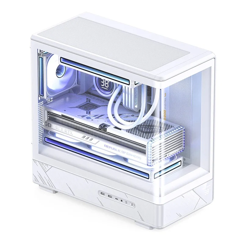 Jonsbo D200 M-ATX Computer Case (Black, White) - Image 41
