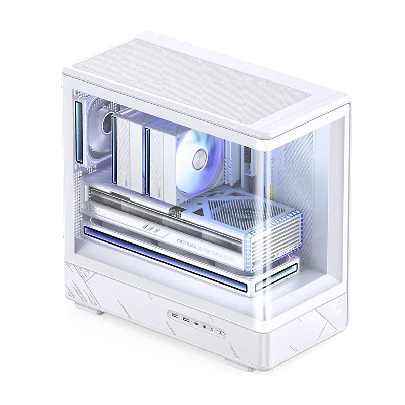 Jonsbo D200 M-ATX Computer Case (Black, White) - Image 42