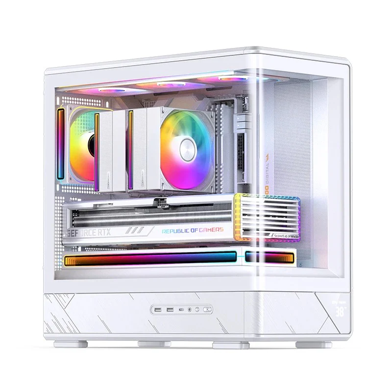 Jonsbo D200 M-ATX Computer Case (Black, White) - Image 43