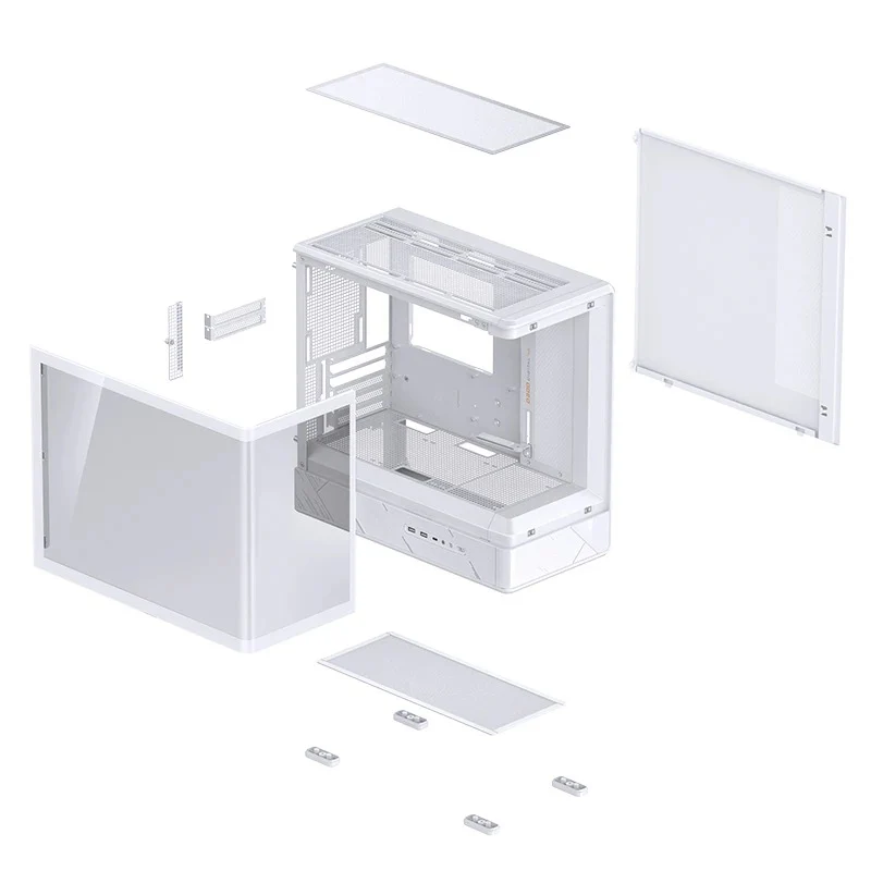 Jonsbo D200 M-ATX Computer Case (Black, White) - Image 44