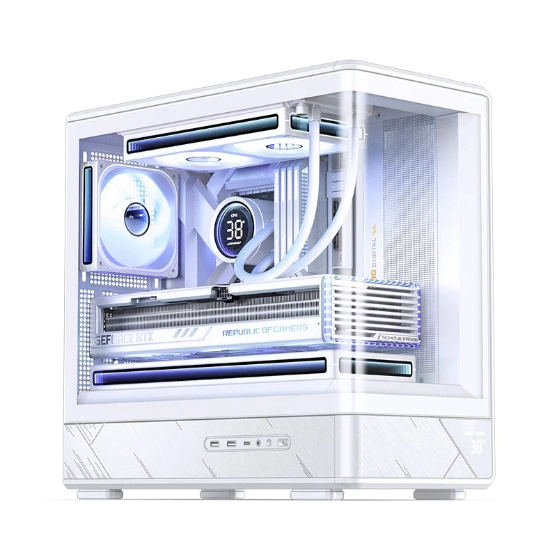 Jonsbo D200 M-ATX Computer Case (Black, White) - Image 48