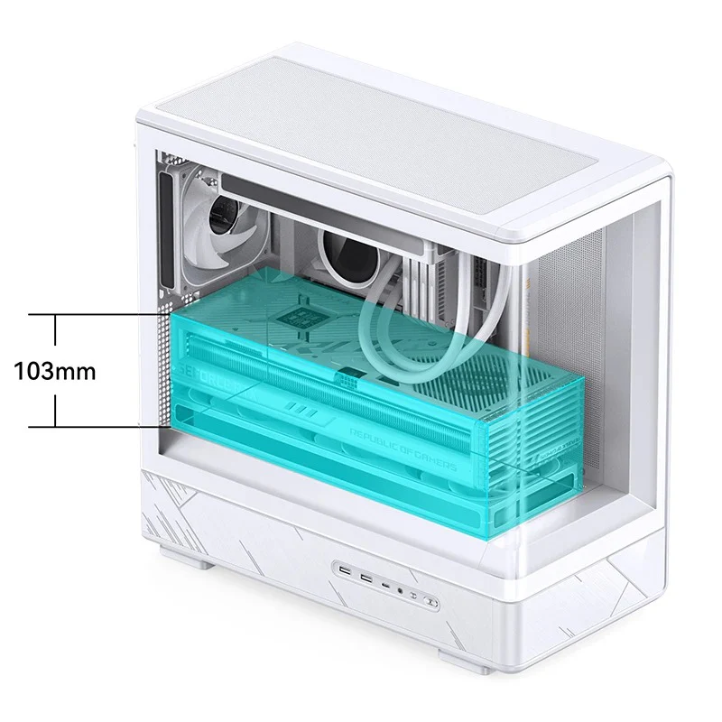 Jonsbo D200 M-ATX Computer Case (Black, White) - Image 49
