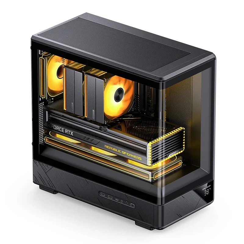 Jonsbo D200 M-ATX Computer Case (Black, White) - Image 7