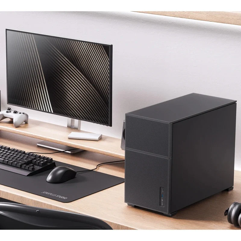 Jonsbo D31 Mesh M-ATX Computer Case (Black, White) - Image 17