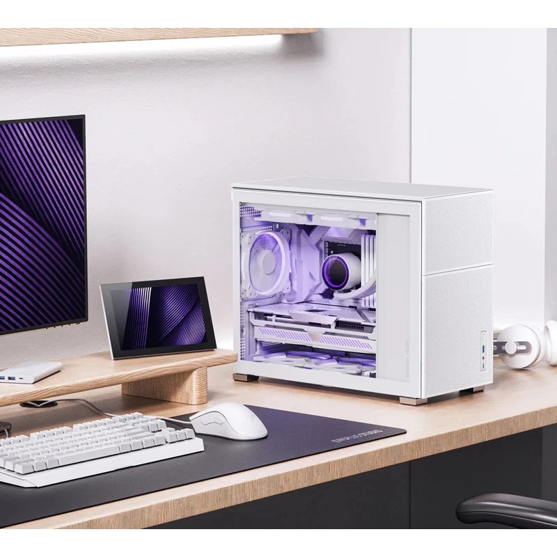 Jonsbo D31 Mesh M-ATX Computer Case (Black, White) - Image 36