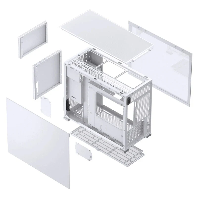 Jonsbo D31 Mesh M-ATX Computer Case (Black, White) - Image 39