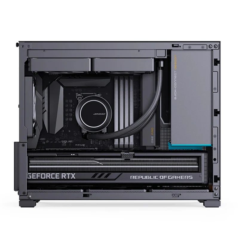 Jonsbo D32 Pro M-ATX Computer Case (Black, White) - Image 13