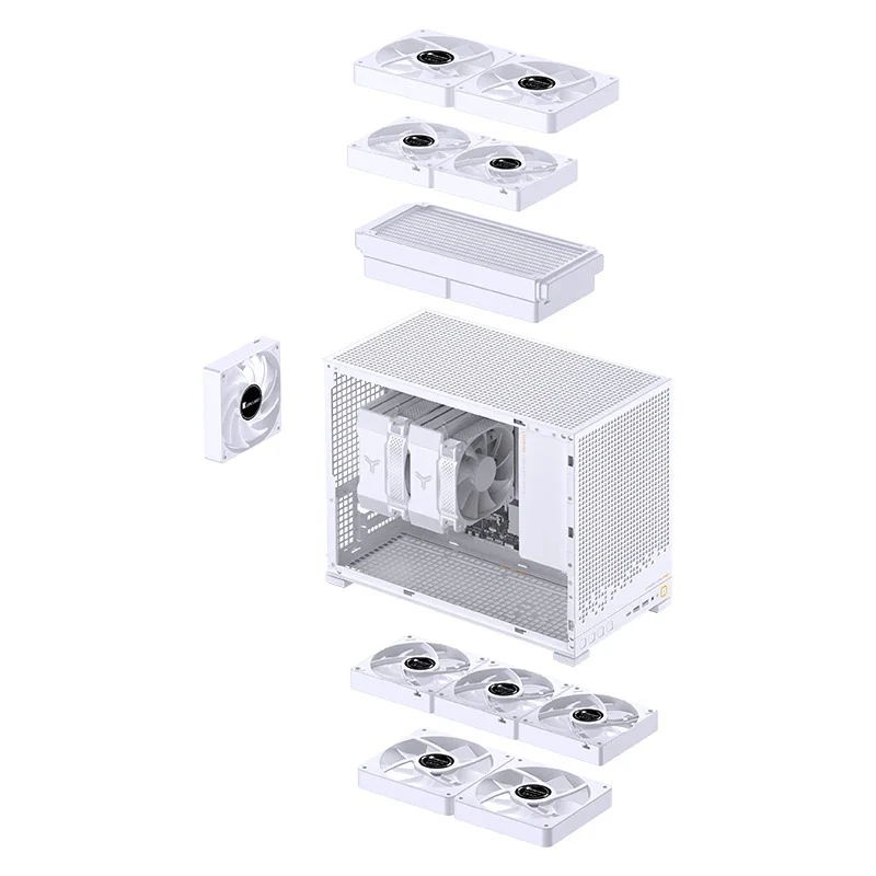 Jonsbo D32 Pro M-ATX Computer Case (Black, White) - Image 30