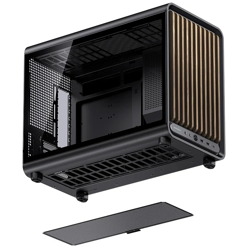 Jonsbo D33 Wood M-ATX Computer Case (Black, White) - Image 34