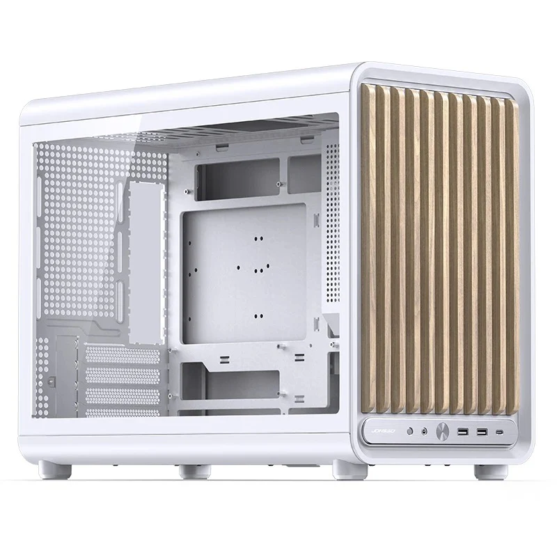 Jonsbo D33 Wood M-ATX Computer Case (Black, White) - Image 36