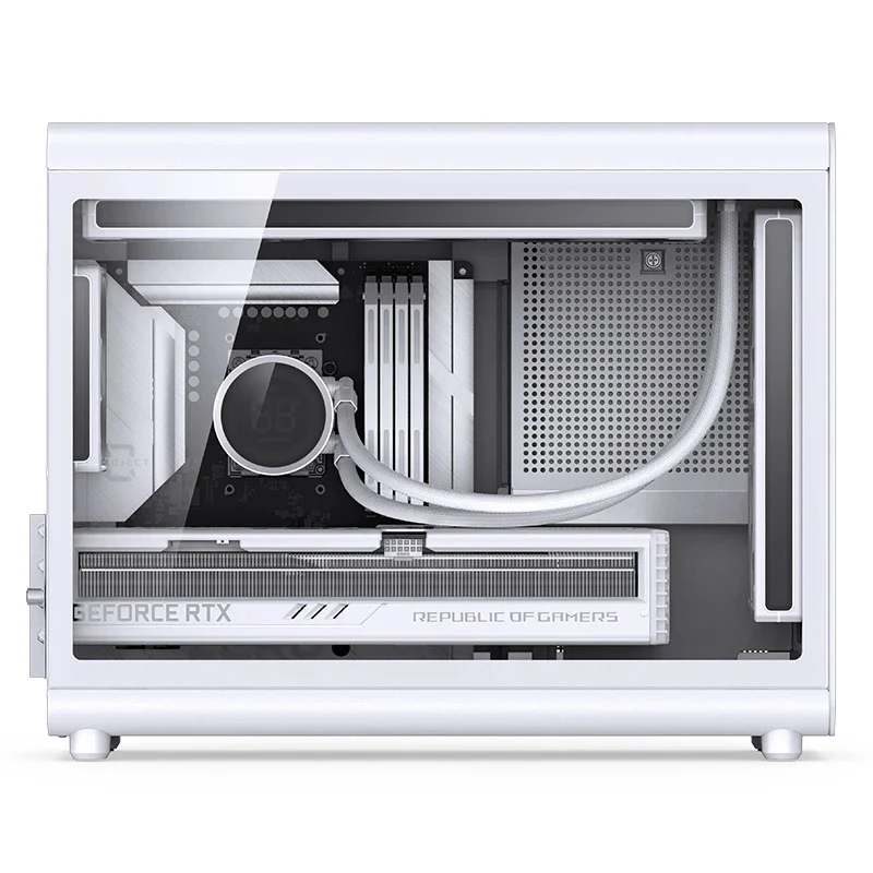 Jonsbo D33 Wood M-ATX Computer Case (Black, White) - Image 43