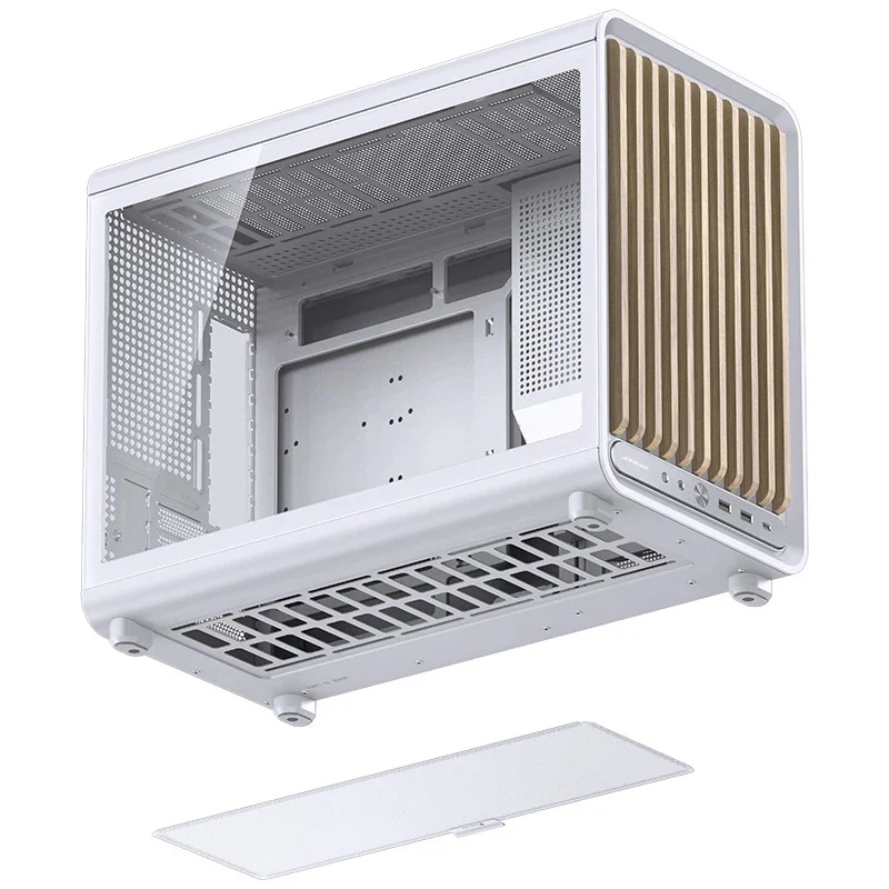 Jonsbo D33 Wood M-ATX Computer Case (Black, White) - Image 57