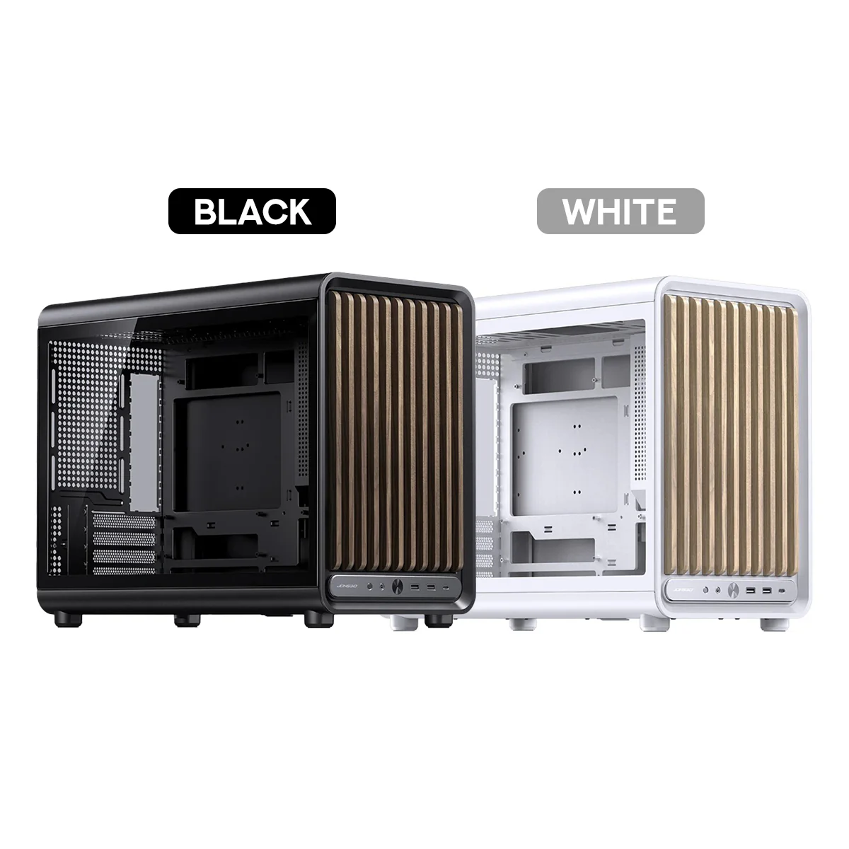 Jonsbo D33 Wood M-ATX Computer Case (Black, White) - Image 69