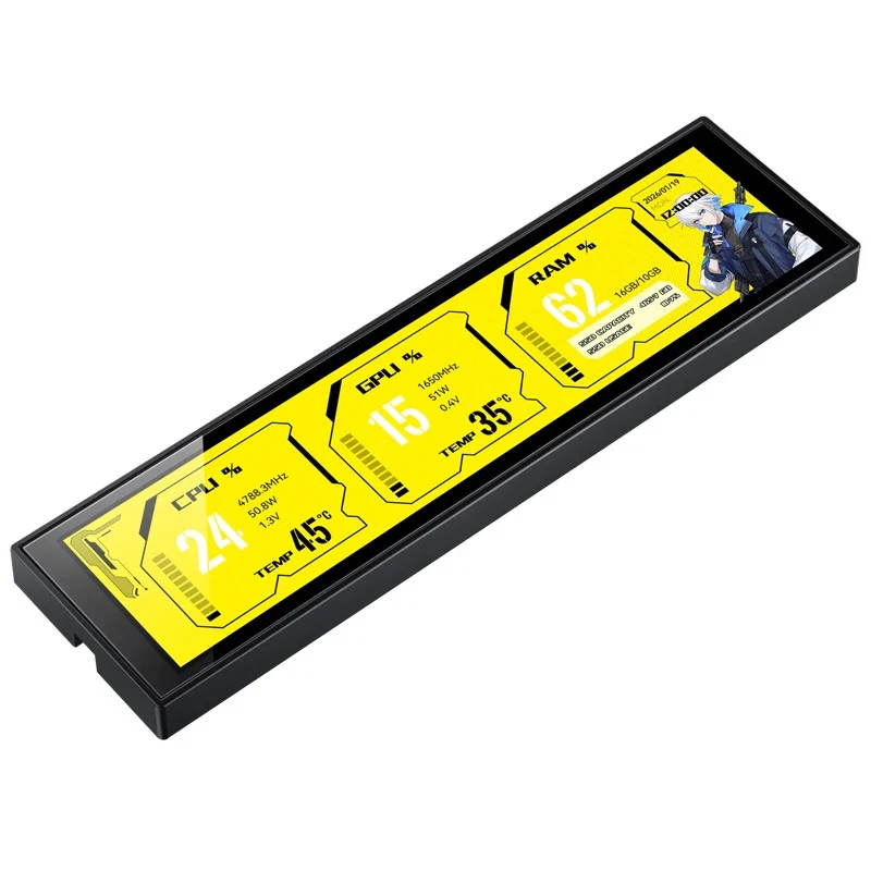 Jonsbo DS916 9.16" Display Screen (Black, White) - Image 2