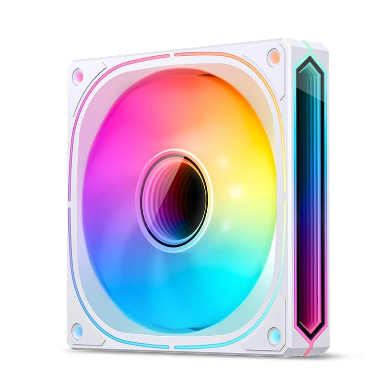 Jonsbo FR-505W 120mm ARGB Infinity Mirror Series Fan (White) - Image 6