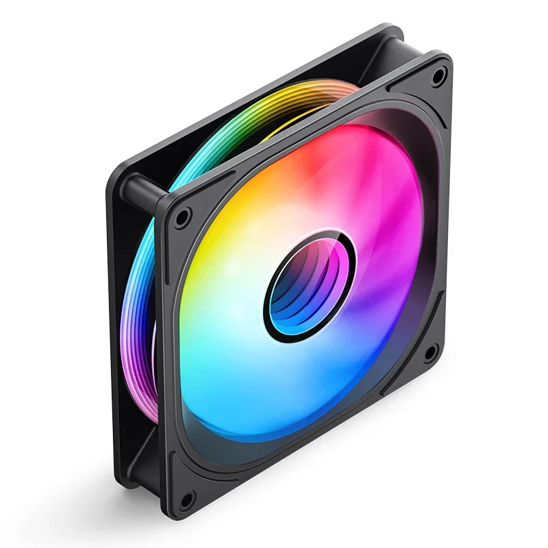 Jonsbo FR-606B 25mm ARGB Infinity Mirror Series Fan (Black) - Image 2