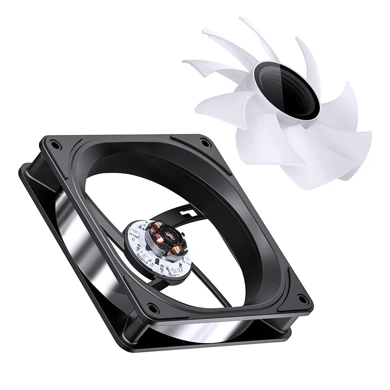 Jonsbo FR-606B 25mm ARGB Infinity Mirror Series Fan (Black) - Image 8