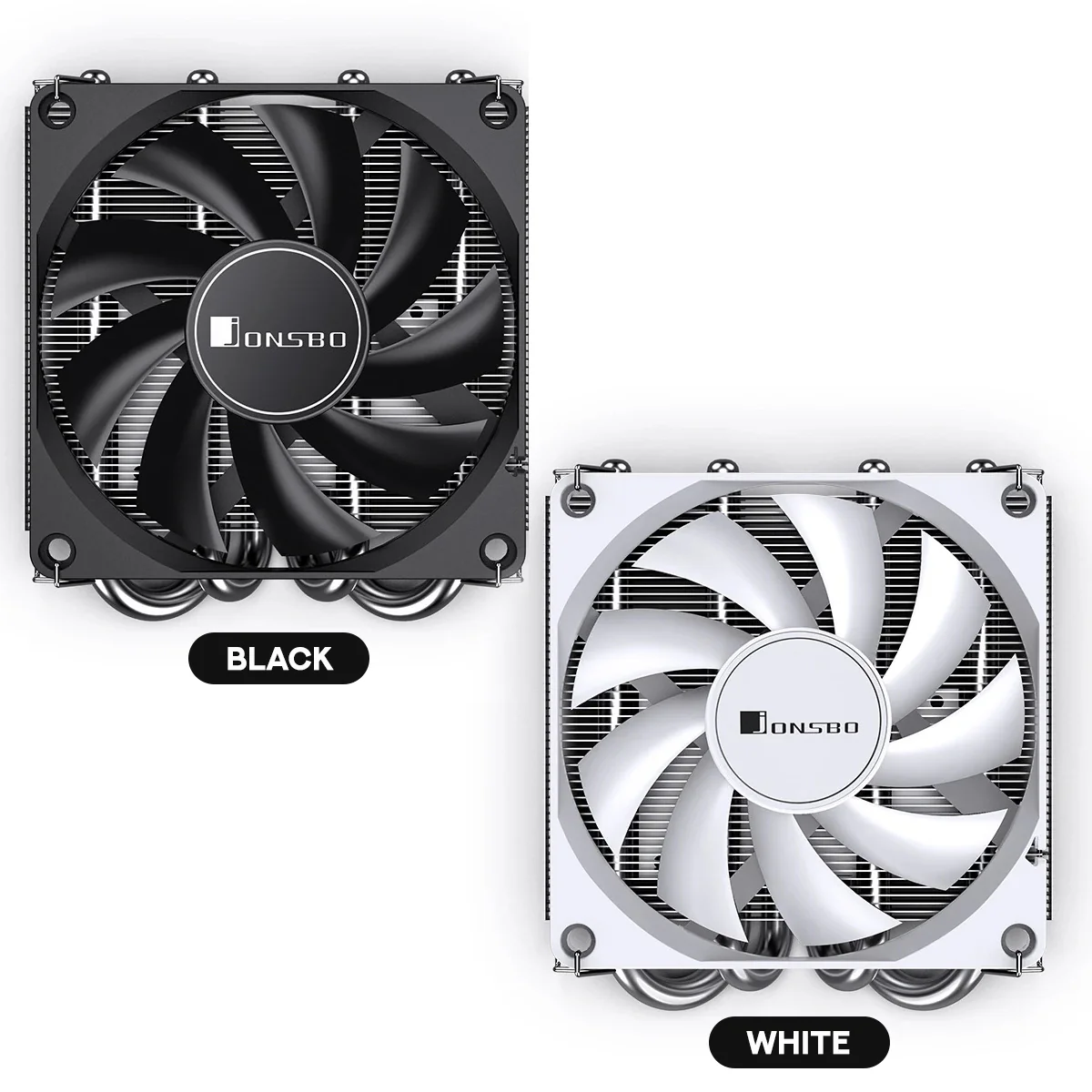 Jonsbo HP-400S Top Flow CPU Cooler (Black, White) - Image 15