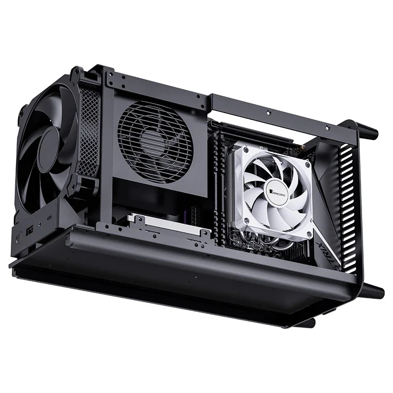 Jonsbo HP-400S Top Flow CPU Cooler (Black, White) - Image 6