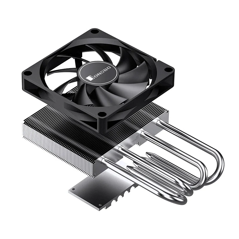 Jonsbo HP-400S Top Flow CPU Cooler (Black, White) - Image 7