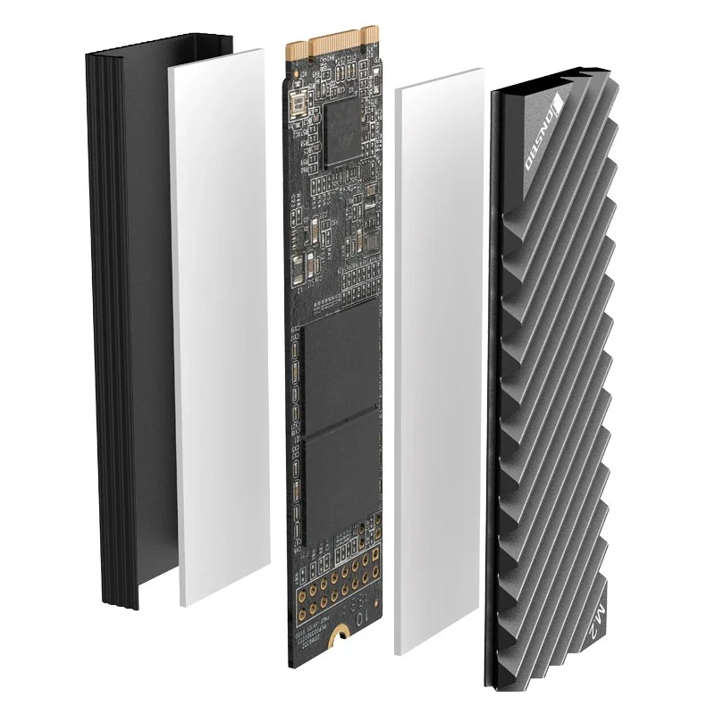Jonsbo M2-3 SSD Air Cooling Radiator (Grey) - Image 9