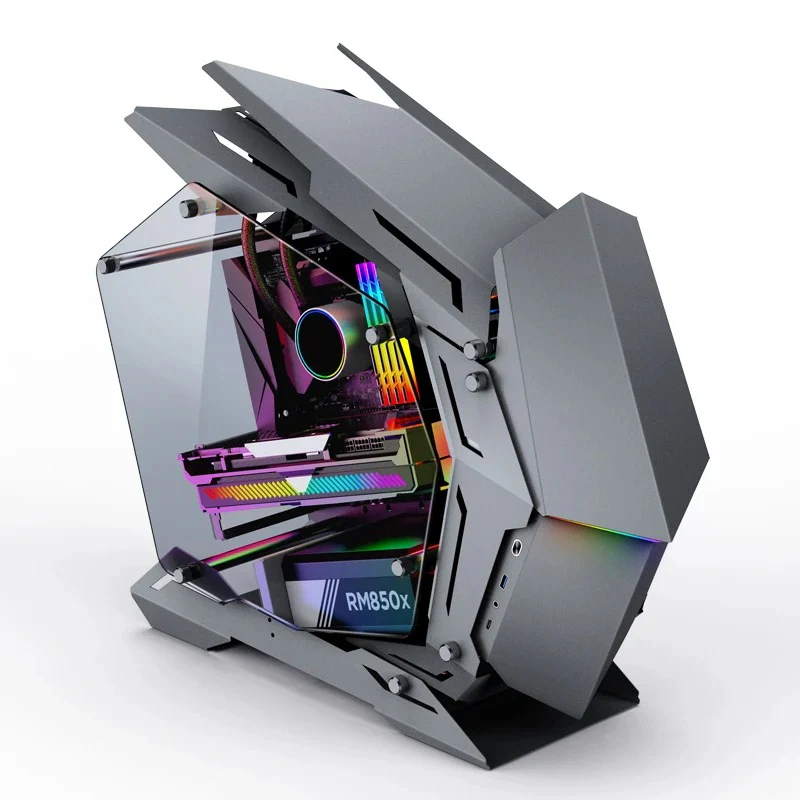 Jonsbo MOD-3 Mini Mech Warrior M-ATX Computer Case (Black) - Image 4