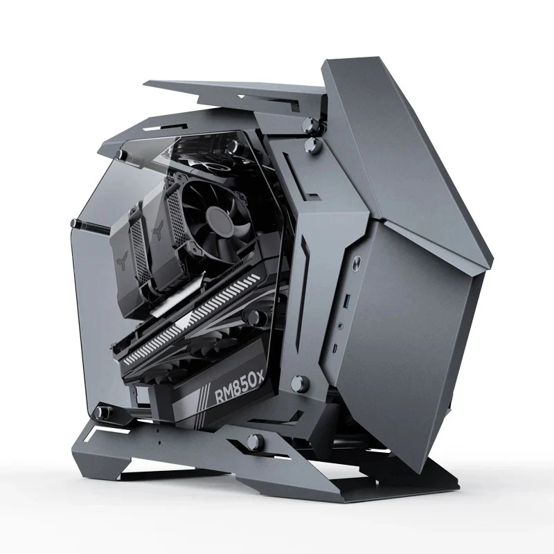 Jonsbo MOD-3 Mini Mech Warrior M-ATX Computer Case (Black) - Image 7