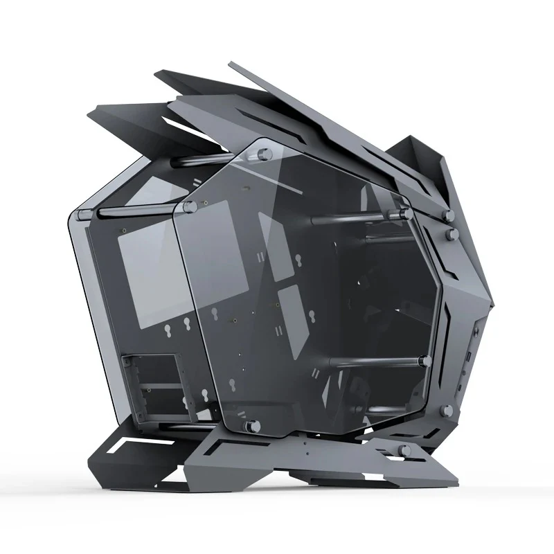 Jonsbo MOD-3 Mini Mech Warrior M-ATX Computer Case (Black) - Image 9