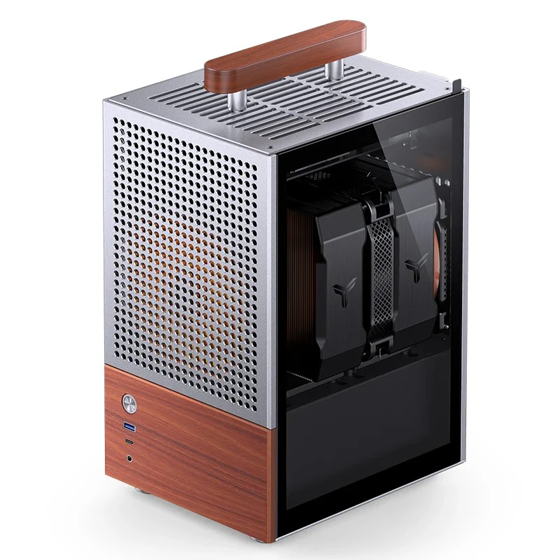 Jonsbo T6 ITX Handle Case (Black, Silver) - Image 44