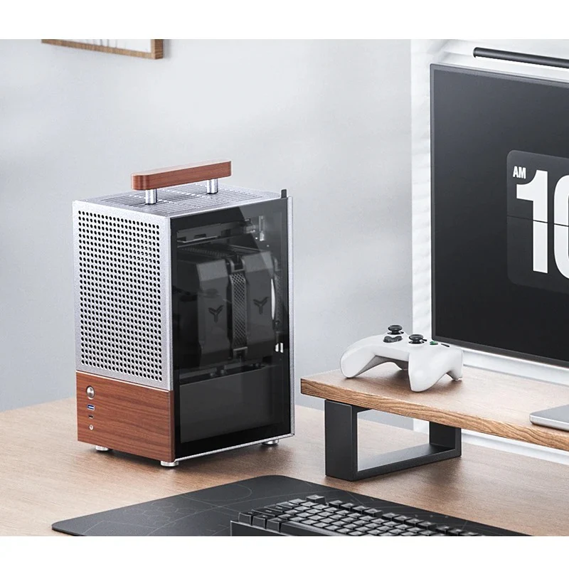 Jonsbo T6 ITX Handle Case (Black, Silver) - Image 67