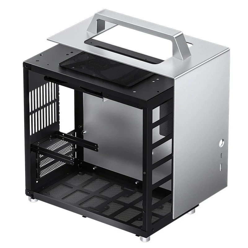 Jonsbo T8 Plus ITX Computer Case (Black, Silver) - Image 49