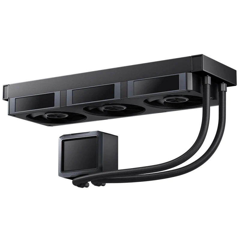 Jonsbo TF3-360SC 360MM AIO Liquid CPU Cooler w/ 3 x 3.38" Fan LCD Displays & 3.5" Pump Block LCD Display (Black, White) - Image 13