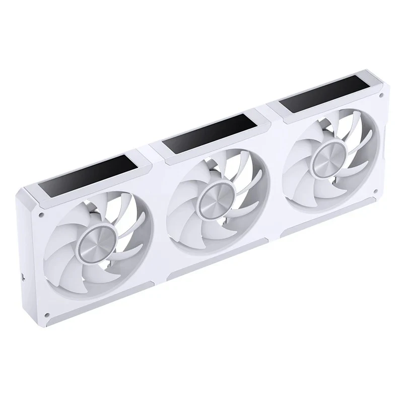 Jonsbo TF3-360SC 360MM AIO Liquid CPU Cooler w/ 3 x 3.38" Fan LCD Displays & 3.5" Pump Block LCD Display (Black, White) - Image 40