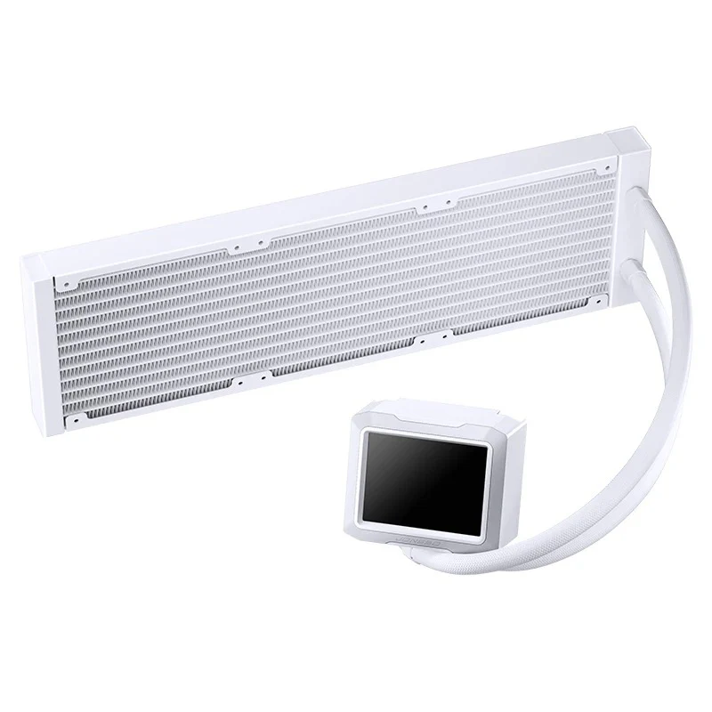 Jonsbo TF3-360SC 360MM AIO Liquid CPU Cooler w/ 3 x 3.38" Fan LCD Displays & 3.5" Pump Block LCD Display (Black, White) - Image 48