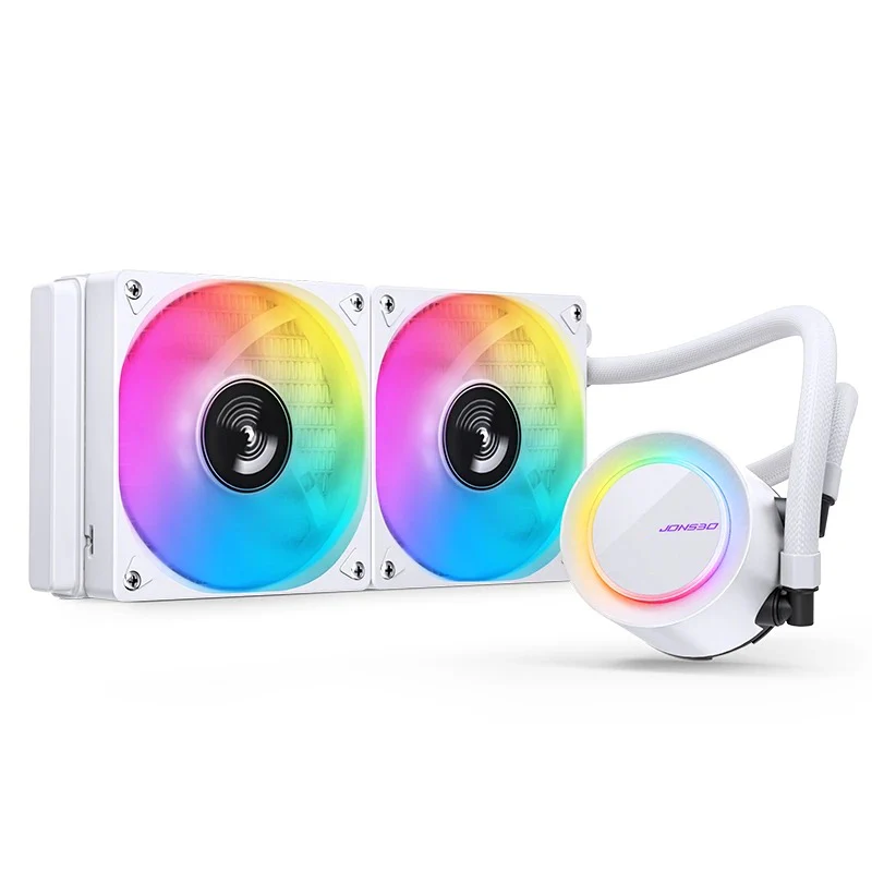 Jonsbo TG-240 ARGB 240MM Water/Liquid CPU Cooler (Black, White) - Image 7