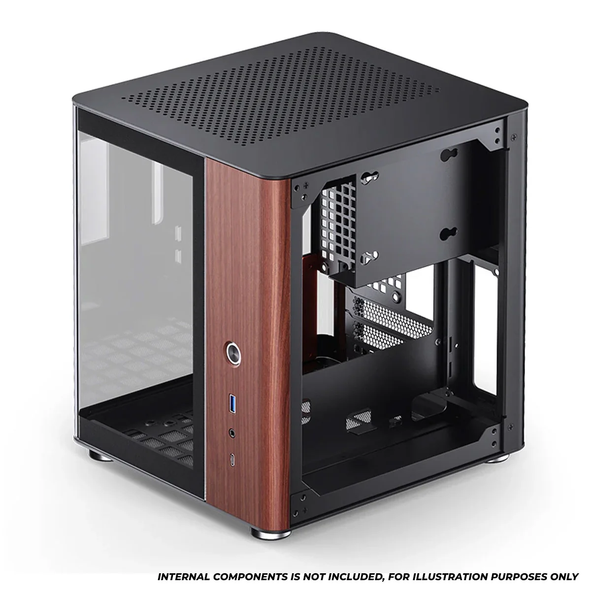 Jonsbo TK-0 ITX Separated Cabinet Computer Case (Black, White) - Image 13