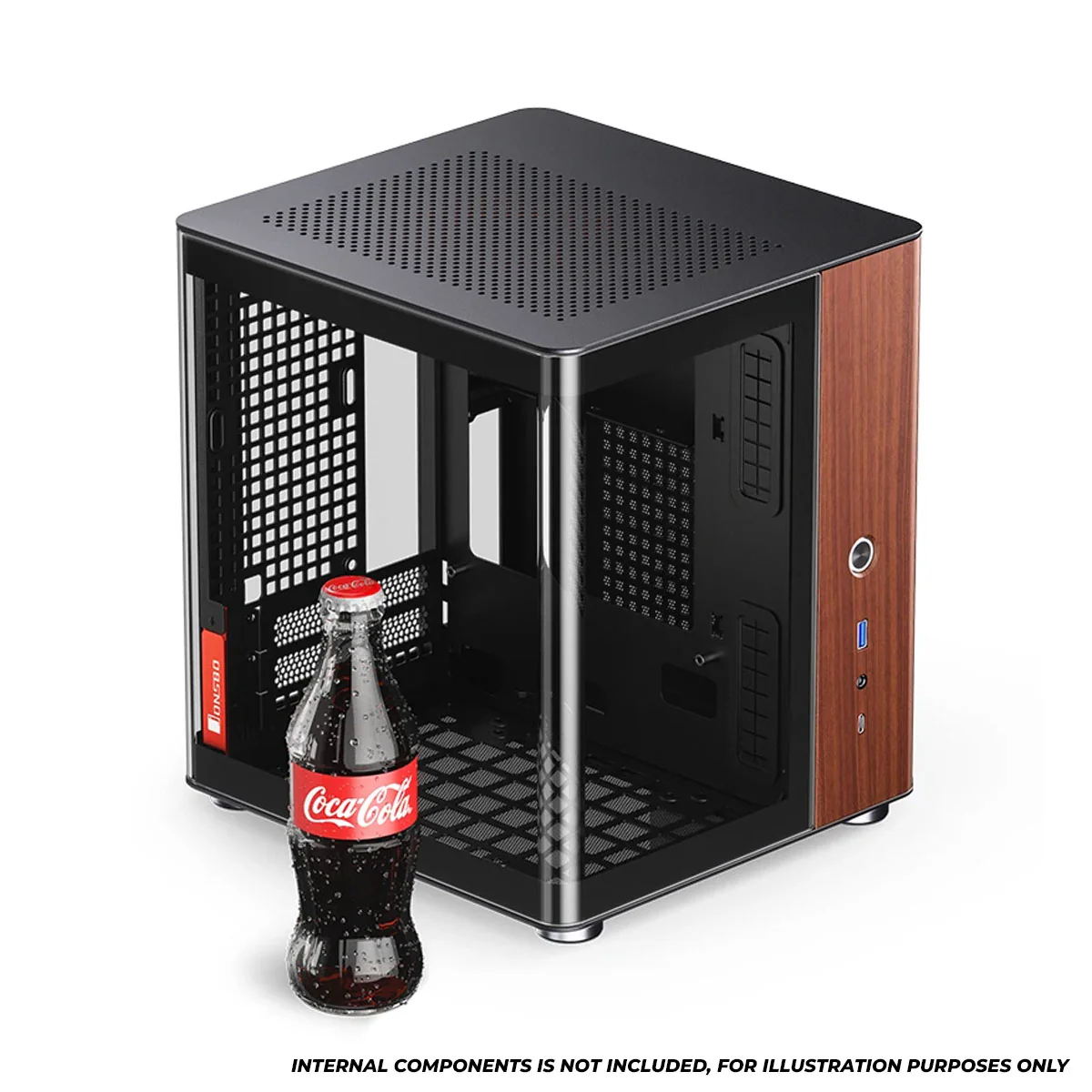 Jonsbo TK-0 ITX Separated Cabinet Computer Case (Black, White) - Image 5