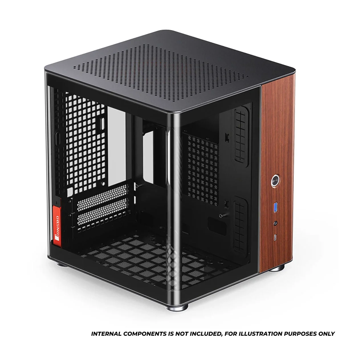 Jonsbo TK-0 ITX Separated Cabinet Computer Case (Black, White) - Image 7