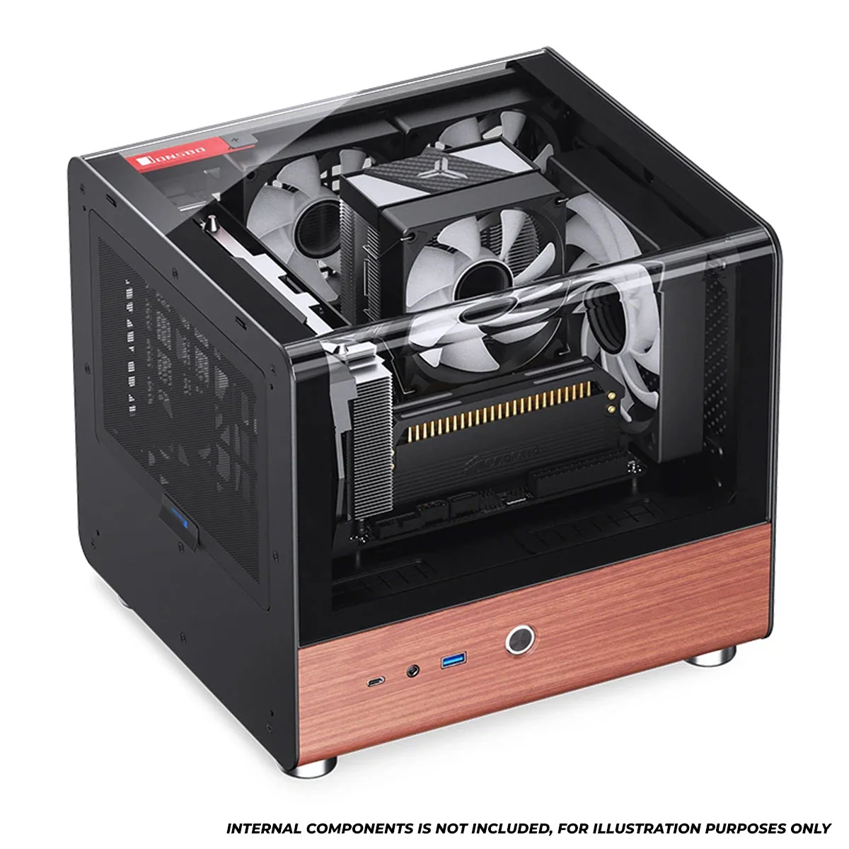 Jonsbo TK-0 ITX Separated Cabinet Computer Case (Black, White) - Image 9