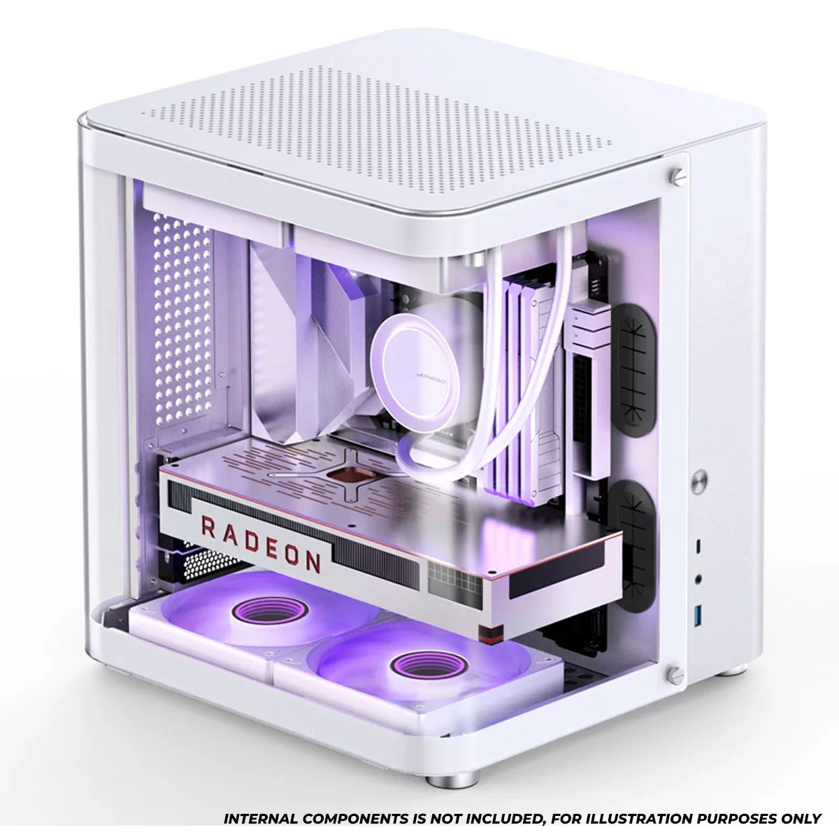 Jonsbo TK-1 M-ATX Separated Cabinet Computer Case (Black, White) - Image 16