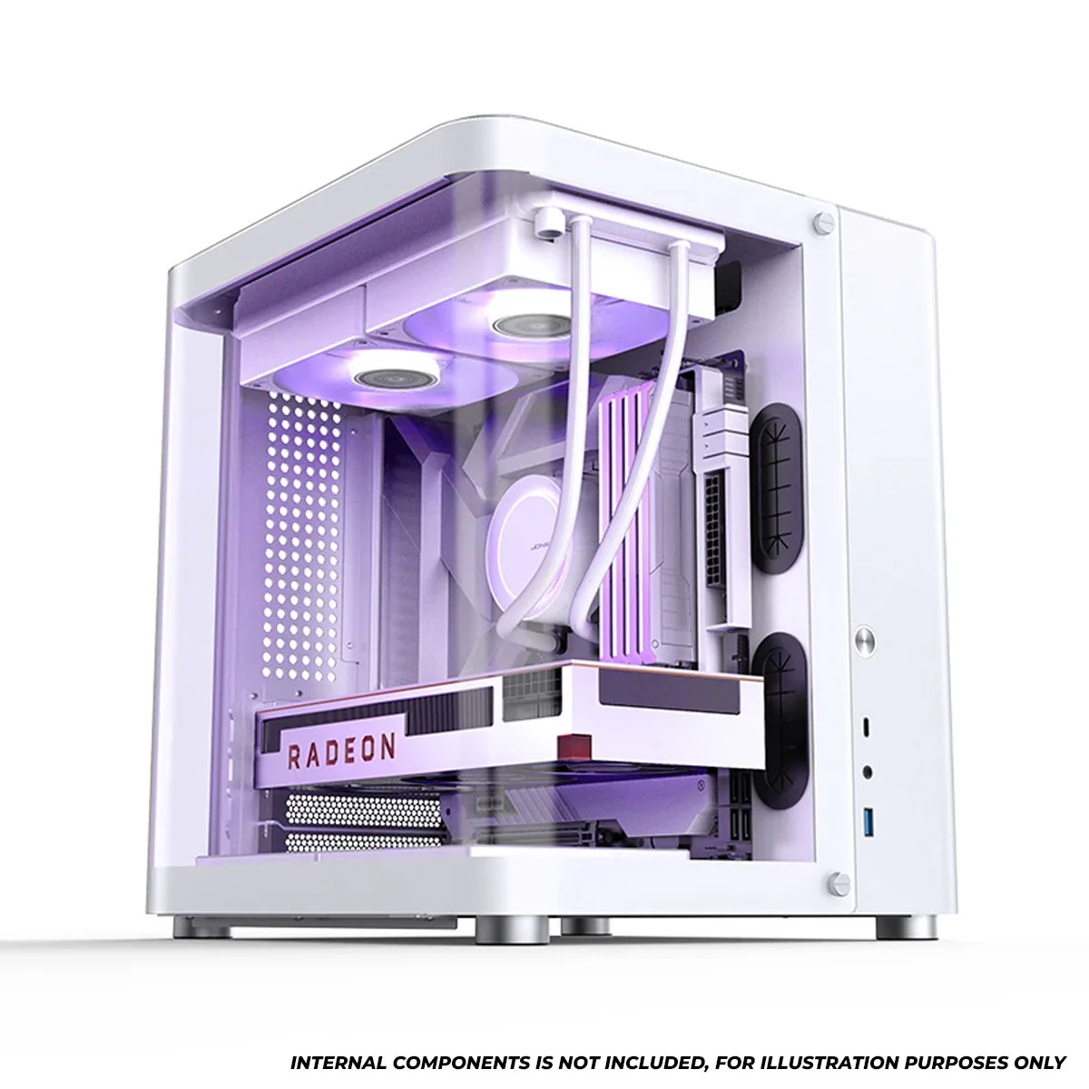 Jonsbo TK-1 M-ATX Separated Cabinet Computer Case (Black, White) - Image 23