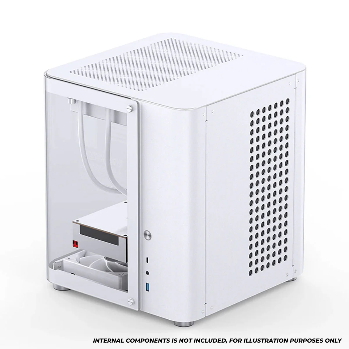 Jonsbo TK-1 M-ATX Separated Cabinet Computer Case (Black, White) - Image 27