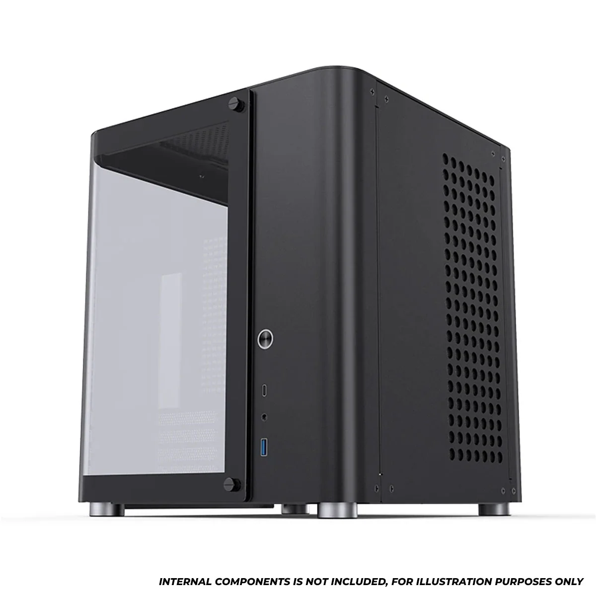 Jonsbo TK-1 M-ATX Separated Cabinet Computer Case (Black, White) - Image 8